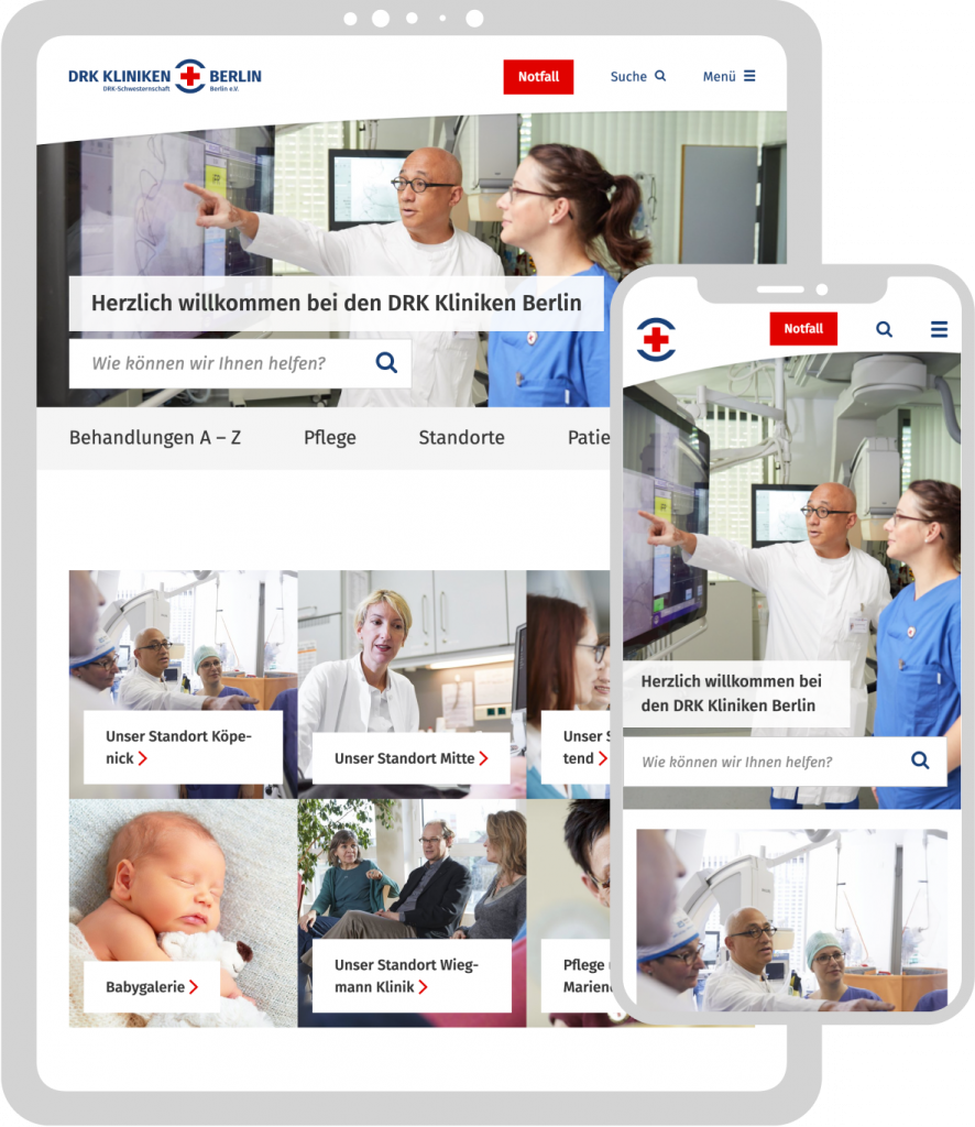 DRK Kliniken Berlin &#8211; Corporate Website
